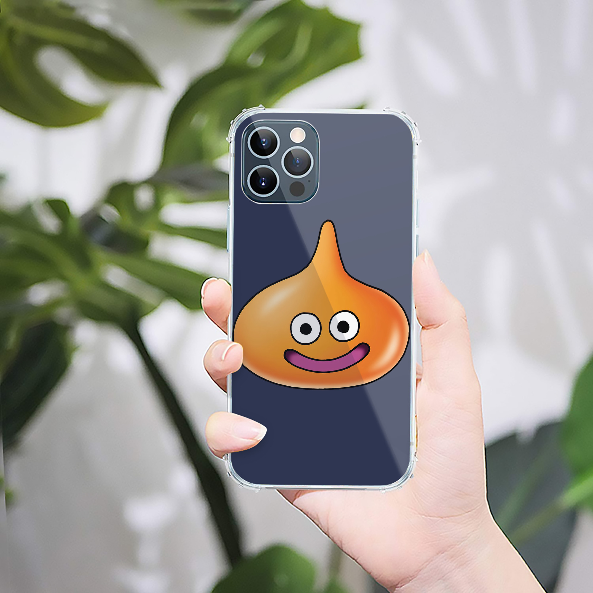（画像用） ドラゴンクエスト Doragon Kuesuto Dragon Quest 【iPhone 12シリーズ対応】透明スマホケース（クリアソフトケース）